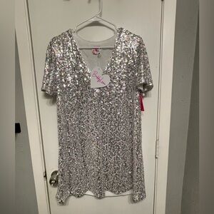 NWT Buddy Love Taya Sequin Dress In Funfetti Size Medium Women's
